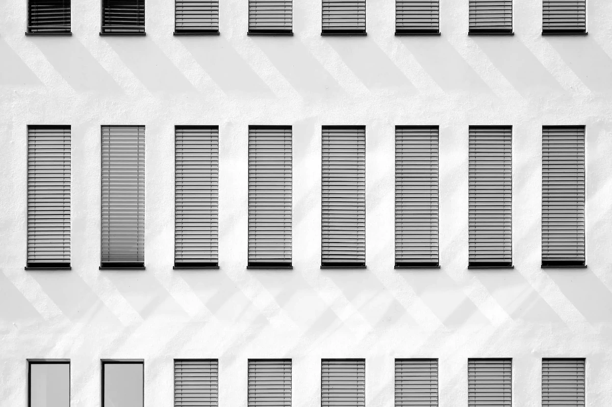 Windows of a building